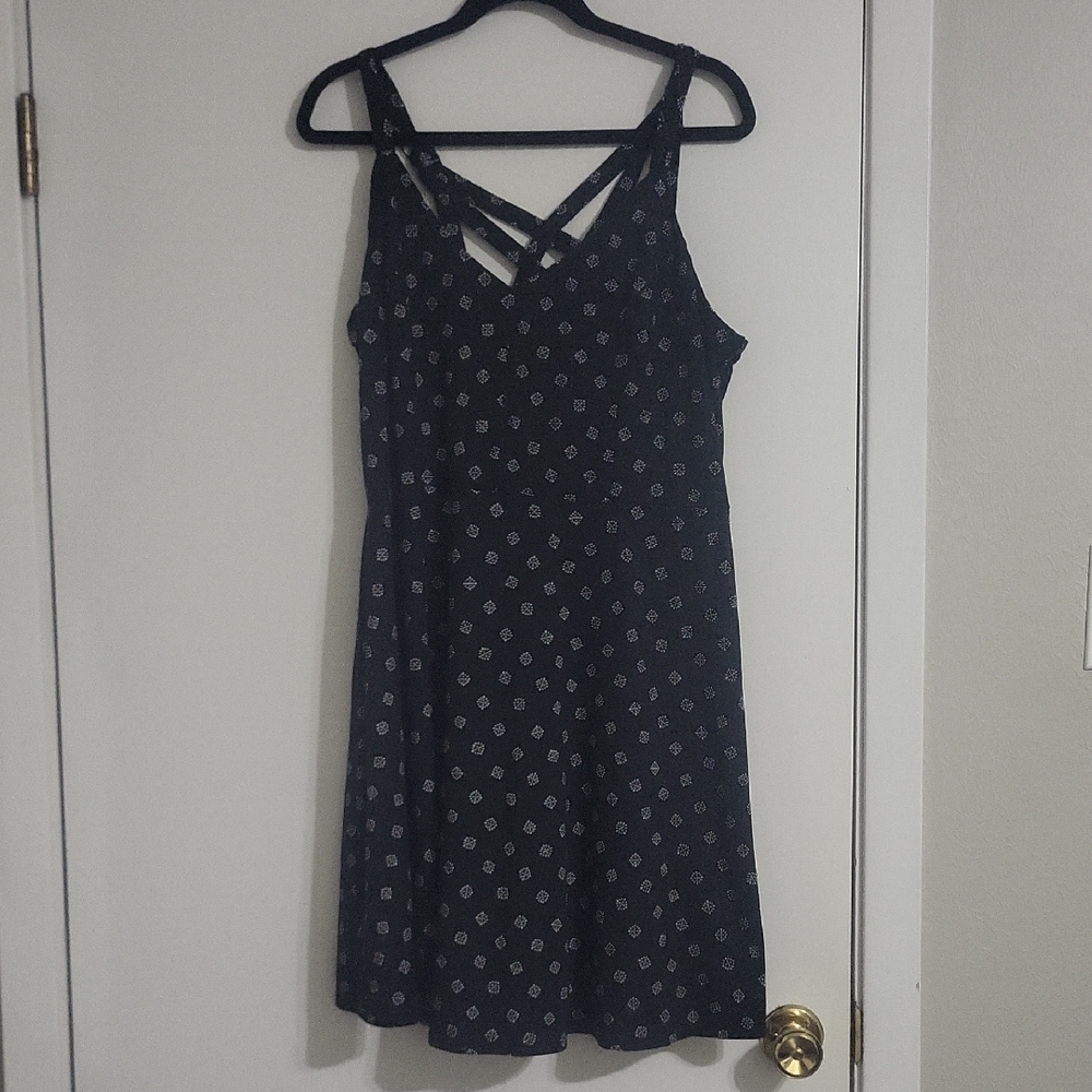 Nine Britton Black and White Patterned Mini Dress